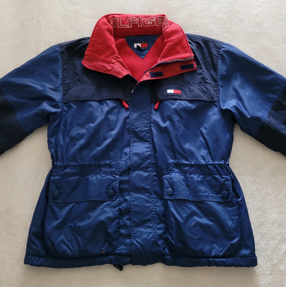 Vintage 90s Tommy Hilfiger Jacket, Men's Size Large - Picture 1 of 16